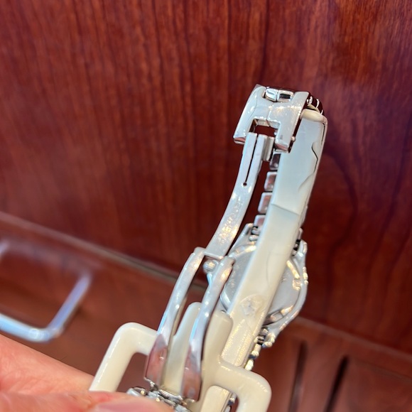 DIAMOND DIAL TAG HEUER LADIES LINK WJ1319.BA0572 MOTHER OF PEARL QUARTZ WATCH - Picture 5 of 7